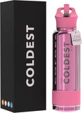 Stay Hydrated in Style with the Coldest Insulated 40 Oz Water Bottle - Pink Reflections, Perfect for Active Adults!