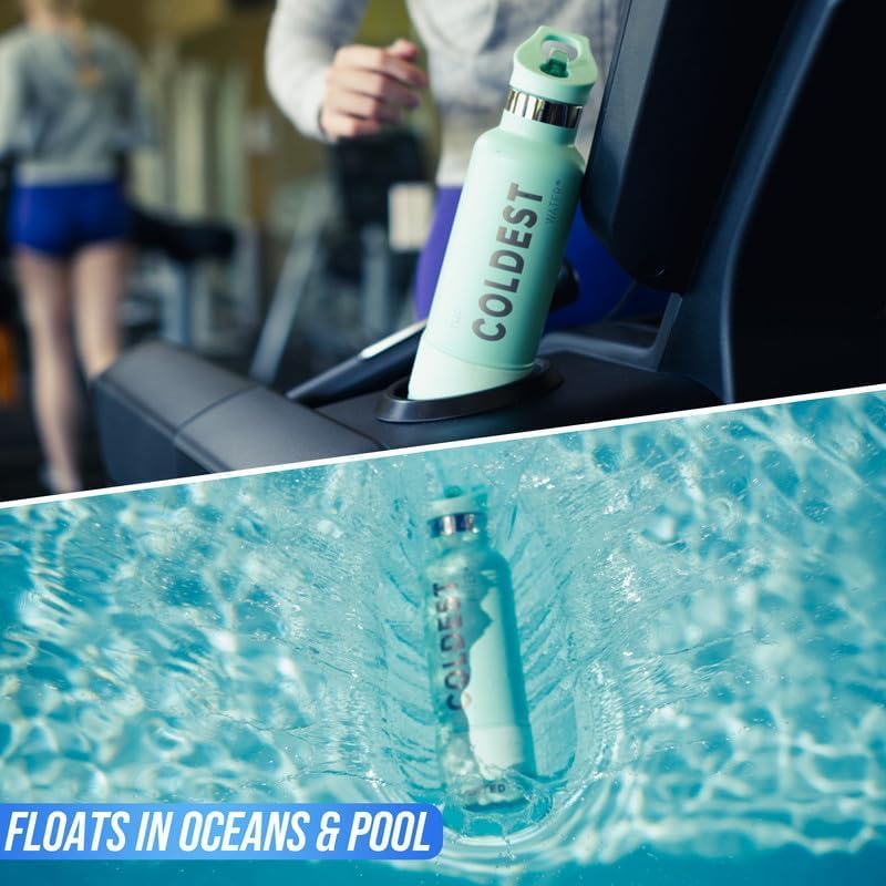 Stay Hydrated in Style with the Coldest Insulated 40 Oz Water Bottle - Pink Reflections, Perfect for Active Adults!